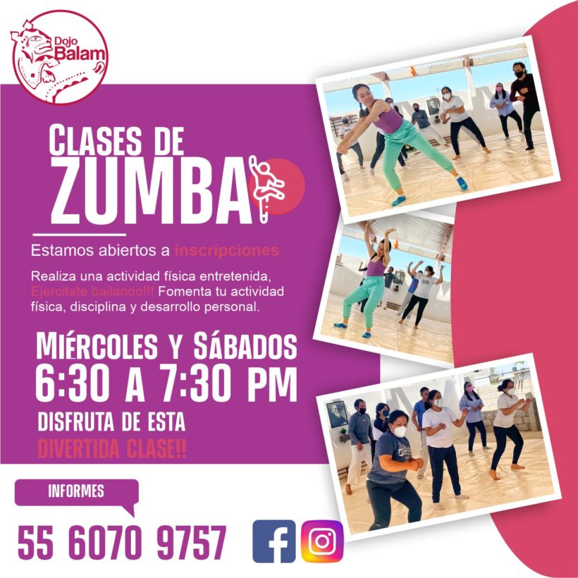 Zumba – miércoles sábados